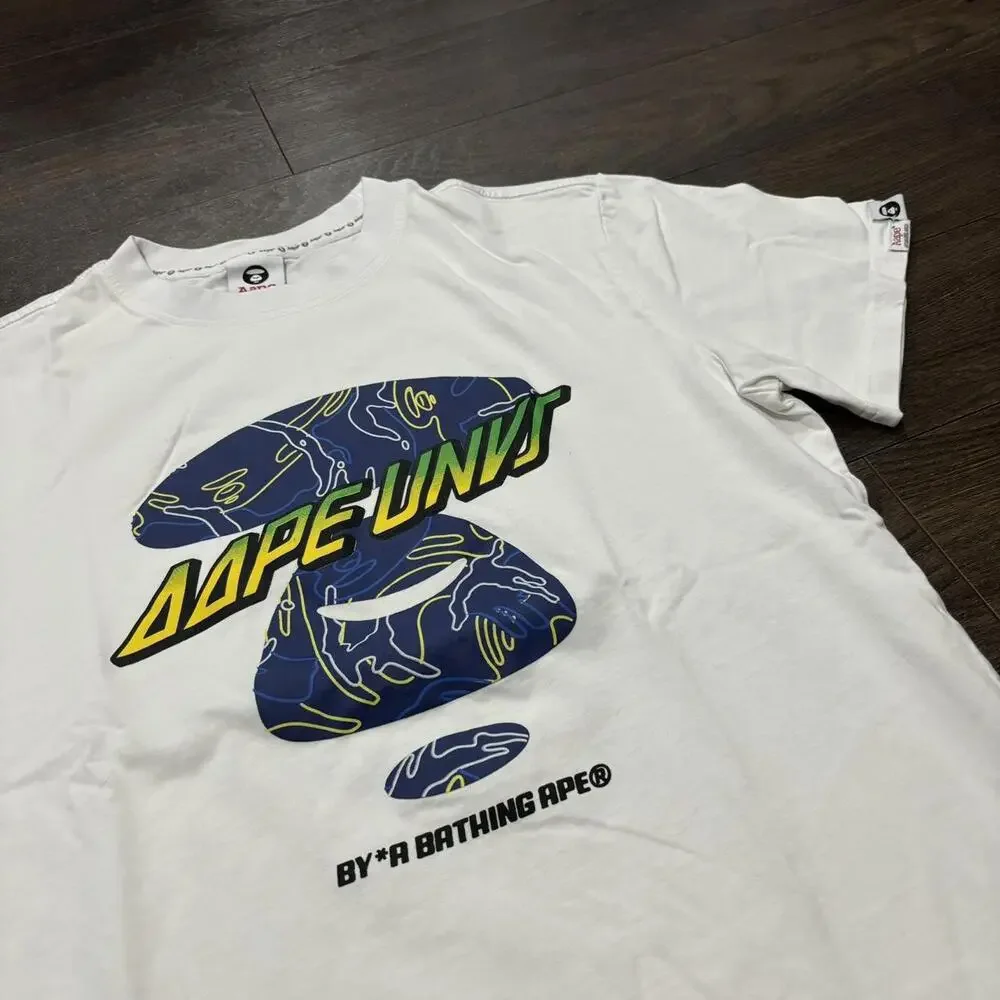 vintage aape universe t shirt 00s XL fits M - Picture 1 of 7